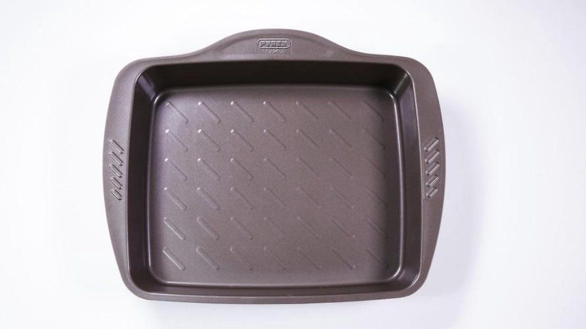 Pyrex Asimetria Ovenschaal Rechthoekig - Metaal - 6 liter - Bruin