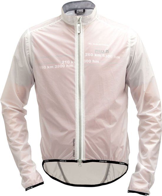 Pro-X Elements Trient Fietsjack Heren - Wit - Maat M - Winddicht & Waterdicht