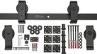 SOTECH Vouwschuifdeurbeslag LOUNGE set lengte 2,36m 4 rollen montage van bovenaf
