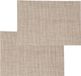 Secret de Gourmet Texaline placemat - Set van 4x stuks - lichtbruin - 50 x 35 cm
