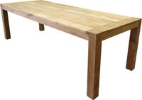 AVH-Outdoor Tuinmeubelen Krista dining tuintafel 260x100x78 cm teak bruin/terre rechthoekig