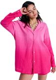 Roxy Ocean Gradient Jurk Lange Mouw Katoen Vrouw XS Sangria Sunset