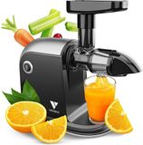 Sans marque Extracteur de jus lent vertical - Noir