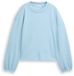 Tom Tailor Denim Loose Fit Scuba Shirt Manches Longues Femme Taille M Calm Cloud Blue