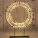 Anna's Collection Verlichte krans/decoratie ring - metaal - warm wit licht - D36 cm - 1200 micro led