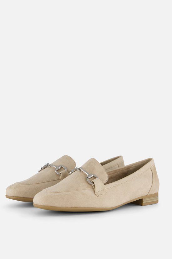 Marco Tozzi Instappers beige Textiel - Dames - Maat 40
