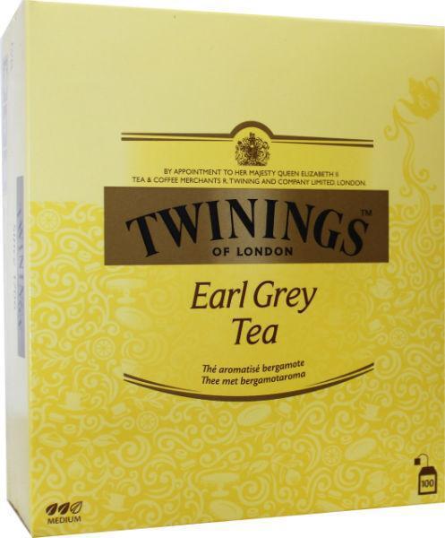 Twinings Earl grey tag 100 ST