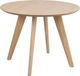 Giga Living Eettafel Sezze Rond MDF Lichtbruin Ø100cm