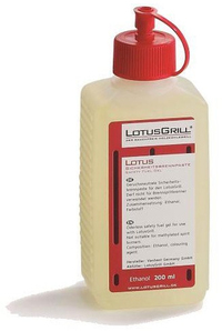LotusGrill Brandgel - 0.25 l - Red, Transparent