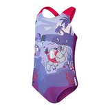 Speedo Leren zwemmen zwempak met gekruiste bandjes voor babymeisjes | Chloorbestendig | Gerecycleerde stof | rekbare stof