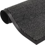 vidaXL Deurmat getuft 60x150 cm antracietkleurig