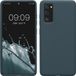 kwmobile telefoonhoesje geschikt voor Samsung Galaxy S20 FE - Hoesje met siliconen coating - Smartphone case in leisteen
