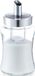 Zeller Suikerstrooier - Glas/Metaal - 175 ml - Transparant