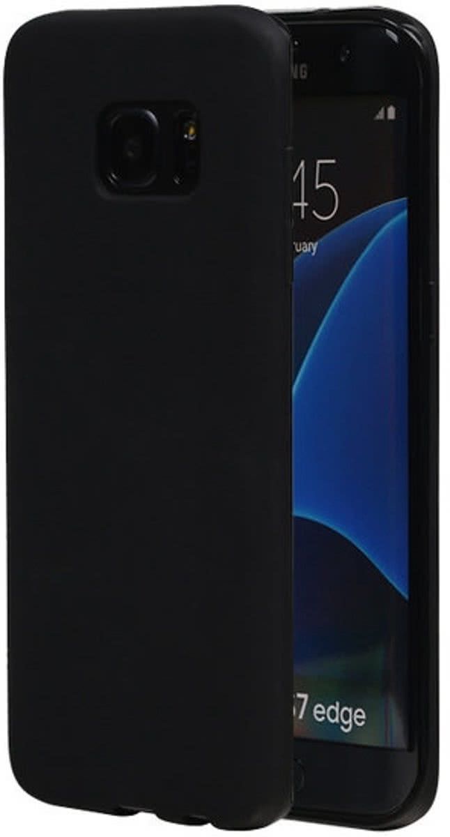 Best Cases Samsung Galaxy S7 Edge TPU Back Cover - Zwart