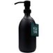 Distributeur noir pompe en acier inoxydable
