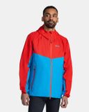 Kilpi Heren hardshell outdoorjack hurricane-m rood S