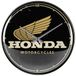 Nostalgic-Art Retro wandklok, Ø 31 cm, Honda MC – Motorcycles – Cadeau idee voor Honda fans, Official License Product (OLP), grote keukenklok, vintage design