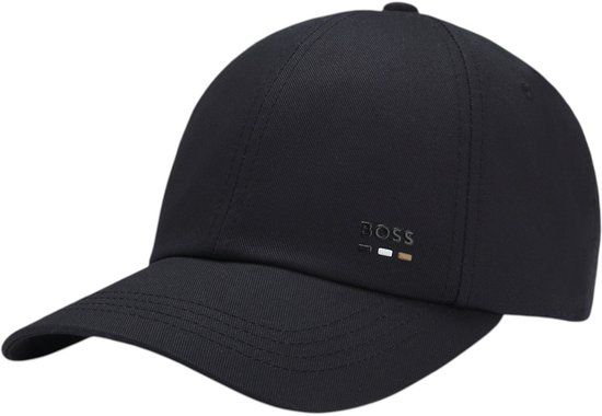 BOSS Heren Cap Zwart 50556435/001 Zed Ss Icon
