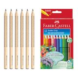 FABER-CASTELL Jumbo-kleurpotloden set met potloden, 18-delig