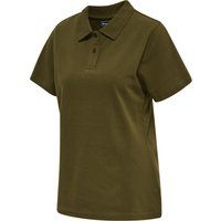 Hummel Red Women's Stretch Polo Shirt