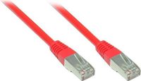 VARIA Group Patchkabel Cat. 5e, 1 meter, F/UTP, rood, RJ45, afgeschermd, PVC-mantel