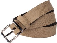 Legend Dames - Leren riem - Crème - Slangenprint - 80cm