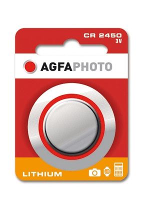 AgfaPhoto CR2450 Lithium Batterij - 530mAh - Knoopcel - 3V - 1-pack