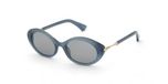 Nina Ricci SNR481 Lunettes de soleil femme Bleu Transparent Brillant