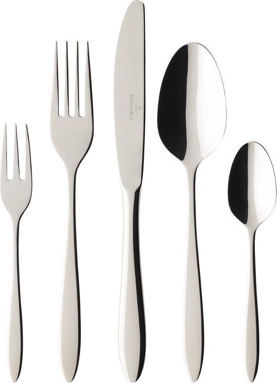 Villeroy & Boch Annalena Bestekset 30-delig - 6 Personen - Zilver