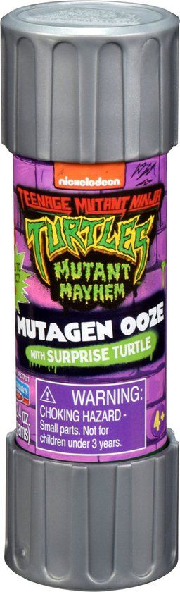 Teenage Mutant Ninja Turtles Ooze Slijmbus met Speelfiguur