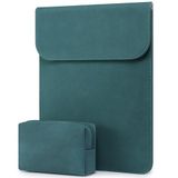 HYZUO 13 Inch Laptophoes Sleeve voor MacBook Pro Air M5, Donkergroen
