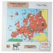 Mama Maluje Puzzel éducative Europe 120 pièces