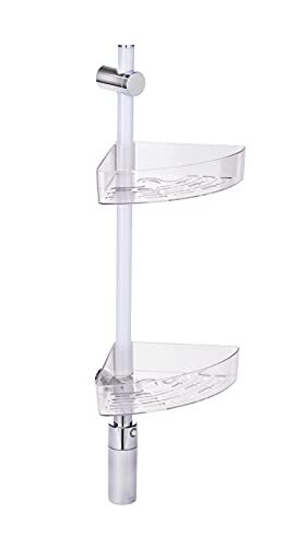 WENKO Led-doucheplank, 74 cm, verschuifbare bevestigingselementen met Power-Loc® wandbevestiging