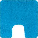 Spirella Highland Toiletmat 55x55 cm - Zachte Badkamer Mat in Acqua - Absorberend en Compact