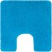 Spirella Highland Toiletmat 55x55 cm - Zachte Badkamer Mat in Acqua - Absorberend en Compact