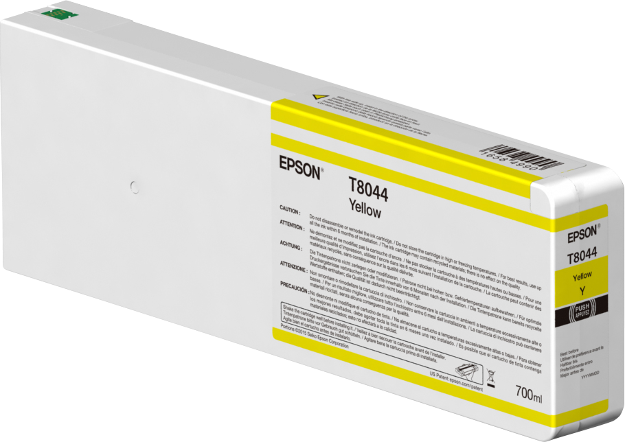 Epson Singlepack Yellow T804400 UltraChrome HDX/HD 700ml single pack / geel