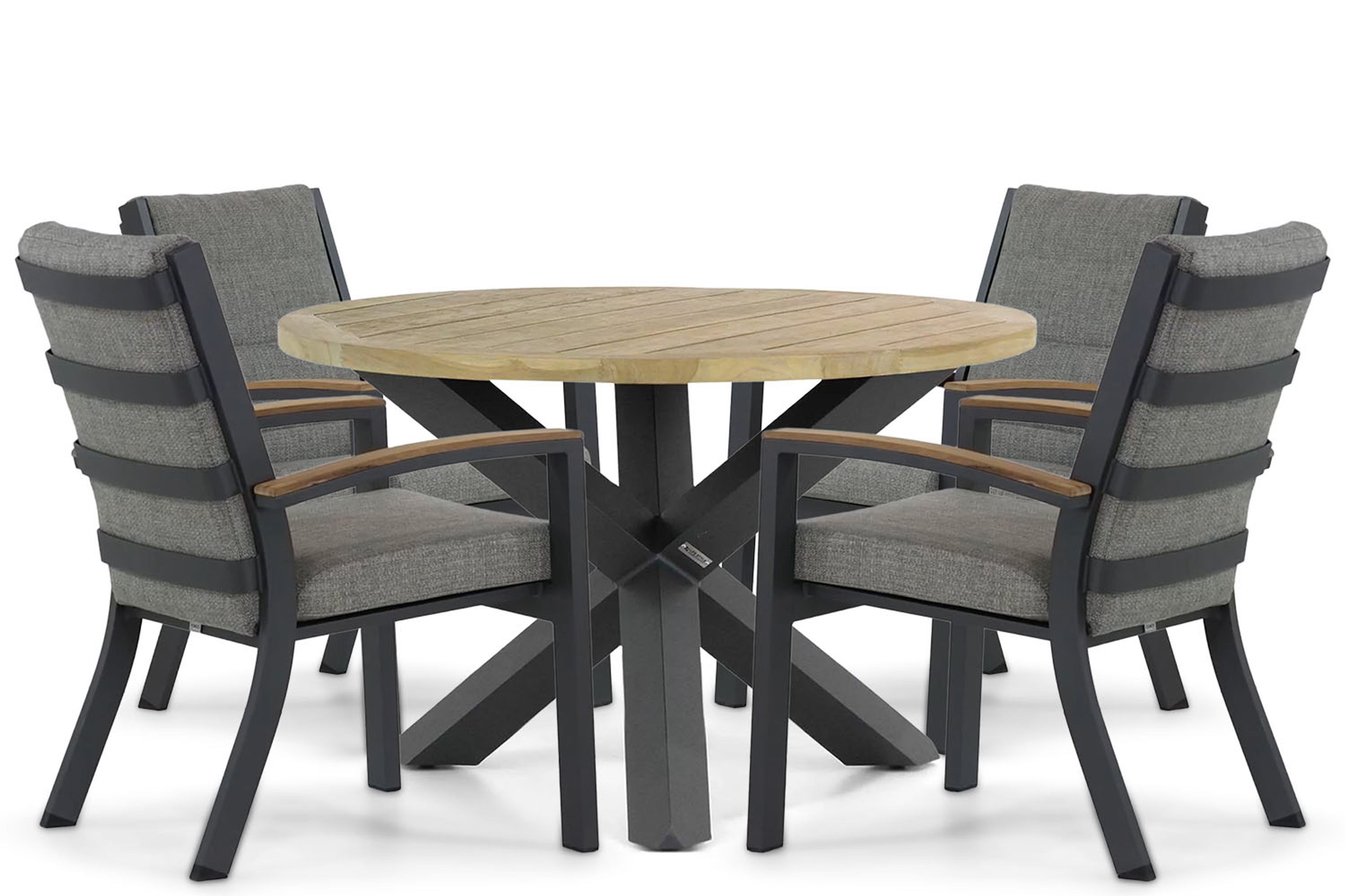 Osmen Midura/Rockville 120 cm dining tuinset 5-delig