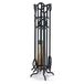 NAPA FORGE Pilgrim Home and Hearth 19004 Arts and Crafts Open haard Tool Set, Zwart, Ijzer, 29″, 15 lbs