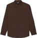 Quiksilver Motherfly Chemise Manches Longues Brun S