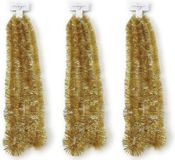 Inge-glas inge christmas goods kerstslinger-guirlande - goud - glanzende lametta - 270 cm