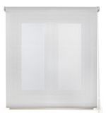 Store Vénusien, couleur gris argenté, translucide, dimensions 130 x 180 cm