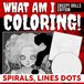 What Am I Coloring? Creepy Dolls Edition - Spirals, Lines Dots: Mystery Puzzle Coloring Pages Featuring Hidden Images, Unique Reveal Designs and Creative Challenges for Adults to Relax