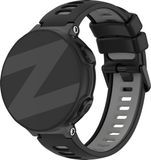 Bandz Sportband met gesp voor Garmin Forerunner 235/735XT - Zwart/Grijs