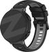 Bandz Sportband met gesp voor Garmin Forerunner 235/735XT - Zwart/Grijs