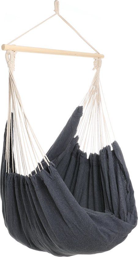 Detex Hangmat - Grijs - Katoen/Polyester - 150 kg