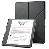 Leren hoes voor Kindle 10.2, magnetische hoes voor Kindle 2022 met inklapbare standaard, alleen geschikt voor de 11e generatie - 2022, automatische slaap-/waakfunctie, zwart