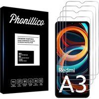 Phonillico® Gehard glas voor Xiaomi Redmi A3 [Pack 4]