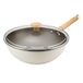 COOKER KING Wok en céramique Lingbai avec structure en nid d'abeille – 30 cm