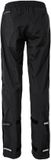 VAUDE Women's Yaras Rain Zip Pants IV, Black, Size 38