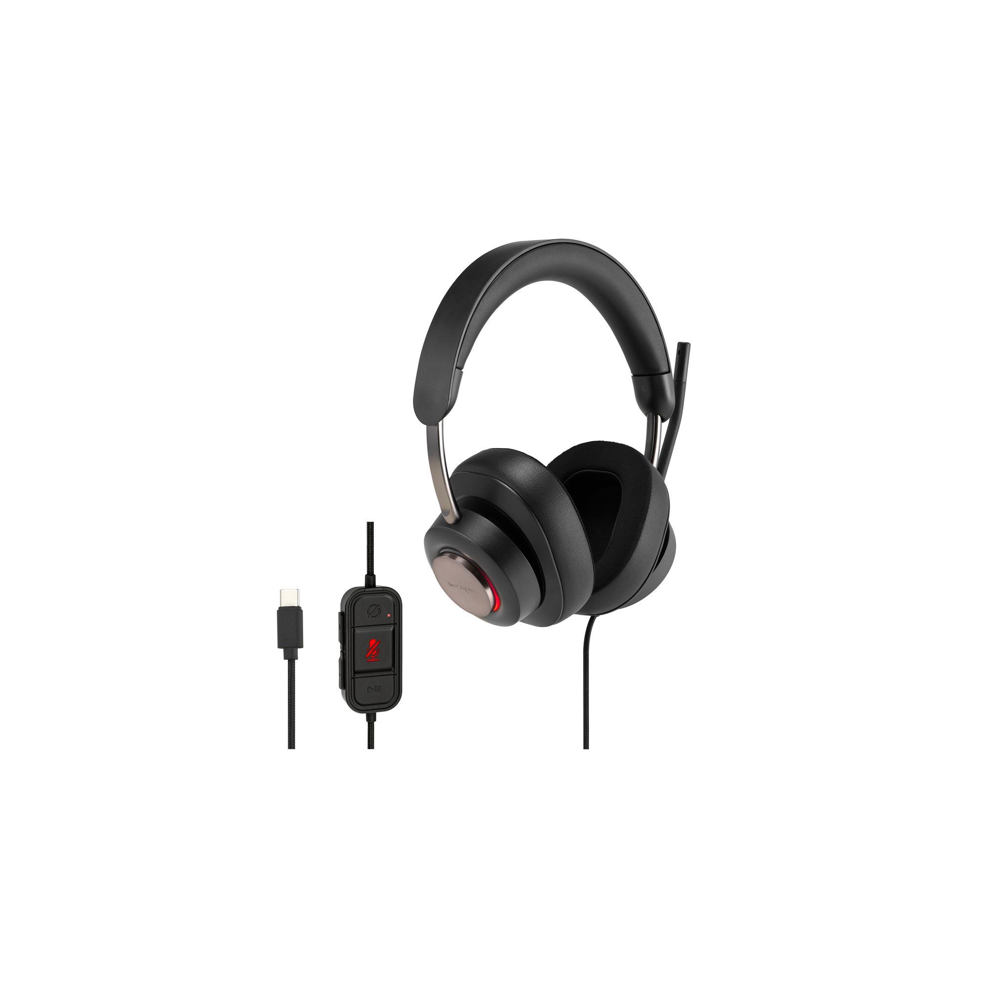 Kensington H2000 USB-C Over-Ear Headset - Black